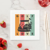 Golf-Liebe Serviette (Beispiel)