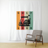 Golf-Liebe Wandteppich (Beispiel)