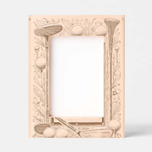 Golf-Liebesholz Geätzte Rahmen (Vorderseite)