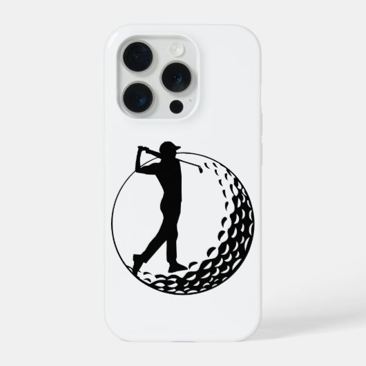 Golf-Liebhaber, Golfer iPhone Hülle (Rückseite)