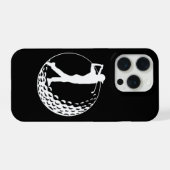 Golf-Liebhaber, Golfer  iPhone Hülle (Rückseite (Horizontal))