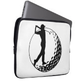 Golf-Liebhaber, Golfer  Laptopschutzhülle (Vorne Rechts)
