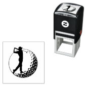Golf-Liebhaber, Golfer Permastempel (Beispiel)