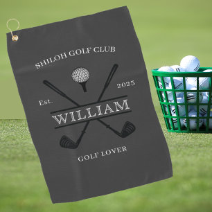 Golf-Liebhaber Kreuz Club Golfhandtuch