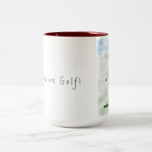Golf Liebhaber Mug Zweifarbige Tasse (Mittel)