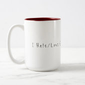 Golf Liebhaber Mug Zweifarbige Tasse (Links)