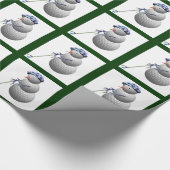Golf Liebhaber Weihnachten Geschenkpapier (Ecke)