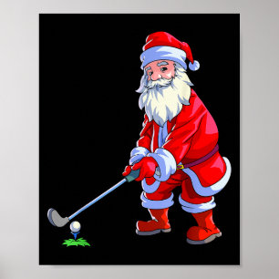Golf-Liebhaber-Weihnachts-Shirt Männer Golfclub Go Poster