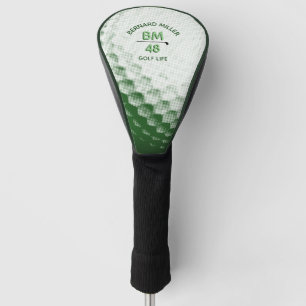 Golf Life Golfball mit Monogramm Headcover