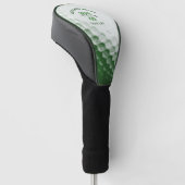 Golf Life Golfer-Kugel monogramiert Headcover (angewinkelt)