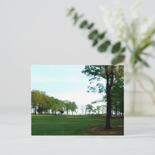 Golf Links Postkarten (Stehend Vorderseite)