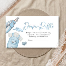 Golf Little Putter Baby Shower Diaper Raffle