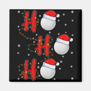 Golf Ll Weihnachtsmann Hut Ho Ho Ho Männer Frauen Magnet