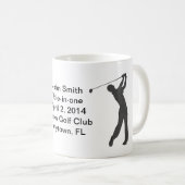 Golf Loch--ein im Gedenken kundengerecht Kaffeetasse (VorderseiteRechts)
