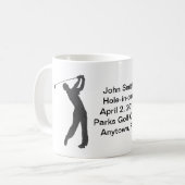 Golf Loch--ein im Gedenken kundengerecht Kaffeetasse (Vorderseite Links)