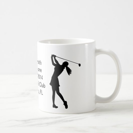 Golf Loch--ein im Gedenken kundengerecht Kaffeetasse (Rechts)