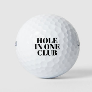 Golf-Loch in einem Club Golfball