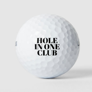 Golf-Loch in einem Club Golfball