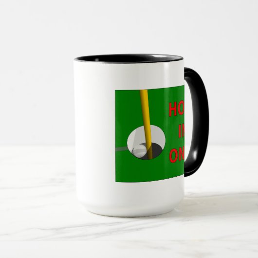 Golf-Loch in einer Tasse (VorderseiteRechts)