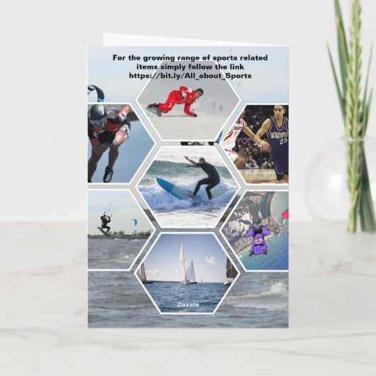 Golf. Loch in eins. Karte (Rückseite)