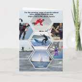 Golf. Loch in eins. Karte (Rückseite)