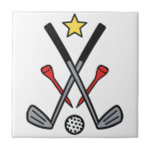 Golf-Logo Fliese (Vorderseite)