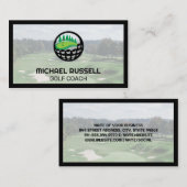 Golf-Logo | Golfplatz Visitenkarte (Vorne/Hinten)