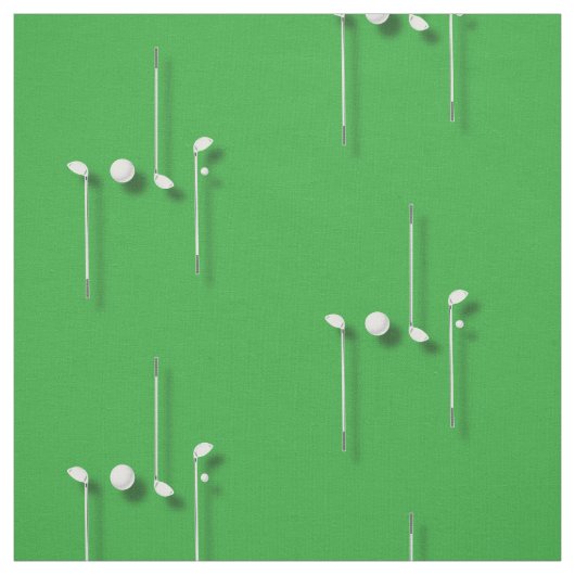 Golf-Logo mit Golfball schlägt Stoff (Muster)