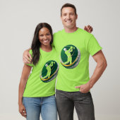 Golf-Logo mit Silhouette-Swing T-Shirt (Unisex)