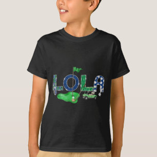 Golf Lola Hole-in-One Golf 1. Geburtstag Jungenpar T-Shirt