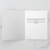 Golf Love Postman Cartoon für Golfer Karte (Innenseite)