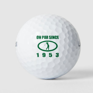 Golf Lover 70. Geburtstag 1953 Golfball