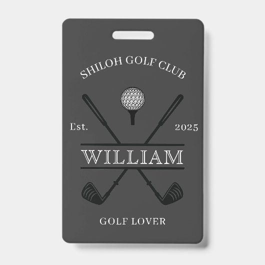 Golf Lover Cross Club Ausweis (Vorderseite)