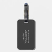 Golf Lover Cross Club Gepäckanhänger (Rückseite vertikal)