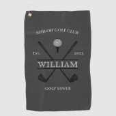 Golf Lover Cross Club Golfhandtuch (Vorderseite)