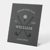 Golf Lover Cross Club Sockelschild (Vorderseite)