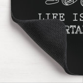 Golf Lover | Das Leben ist voller wichtiger Entsch Mousepad (Ecke)