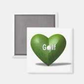 Golf Lover Design Magnet (Vorderseite/Rückseite)