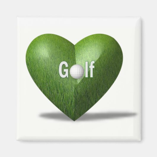 Golf Lover Design Magnet (Vorne)