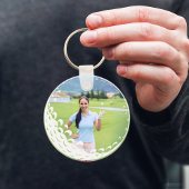 Golf Lover Erstellen Sie Ihren eigenen Keepake-Sch Schlüsselanhänger
