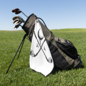 Golf Lover Geschenk, Cotton Golf Handtuch, Geschen Golfhandtuch (Gras)