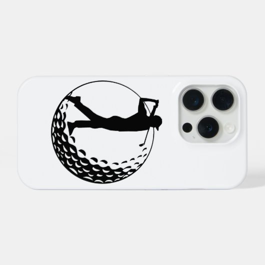Golf Lover, Golfer iPhone Hülle (Rückseite (Horizontal))