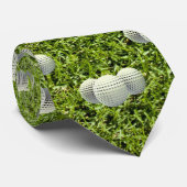 Golf Lover Green Trendy Krawatte (Gerollt)