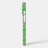 Golf Lover iPhone Case - Custom Monogram & Cart (Rückseite / Links)