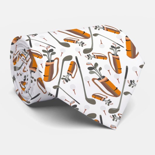 Golf Lover Krawatte (Gerollt)