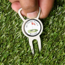 Golf Lover Mein glücklicher Platz Flaschenöffner