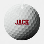 Golf Lover Personalisiertes Ornament (Vorderseite)