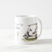 Golf Lover Putter Up Kaffeetasse (VorderseiteRechts)
