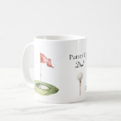 Golf Lover Putter Up Kaffeetasse (Vorderseite Links)