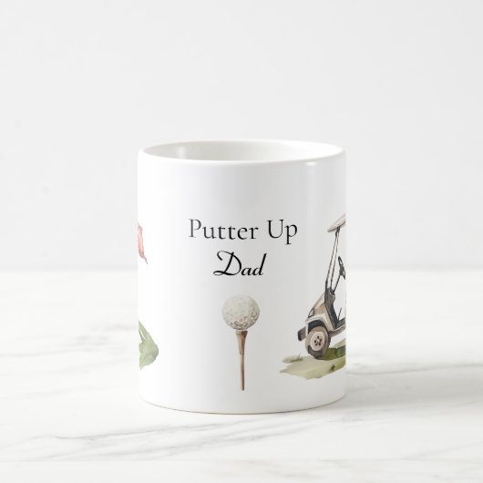 Golf Lover Putter Up Kaffeetasse (Mittel)